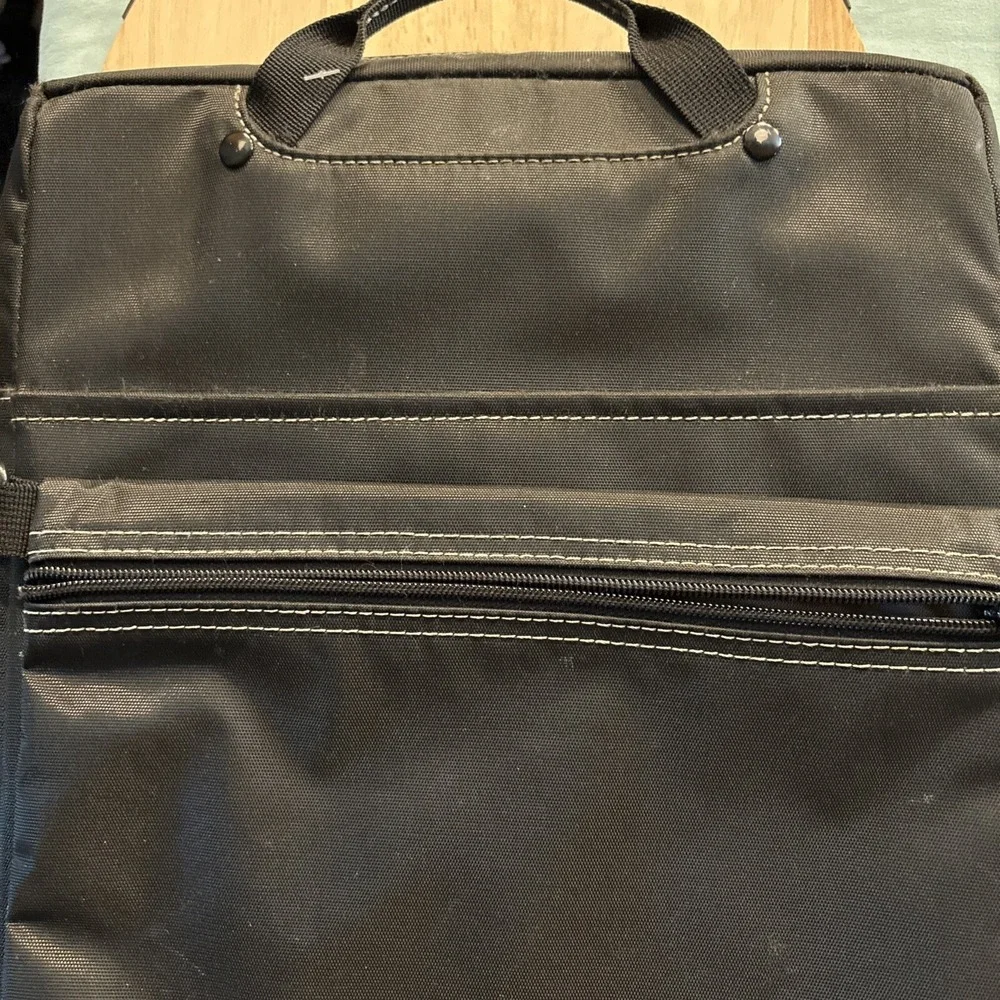 Brenthaven Laptop Bag Tablet iPad Hard Padded Travel Holder Vertical Case Black